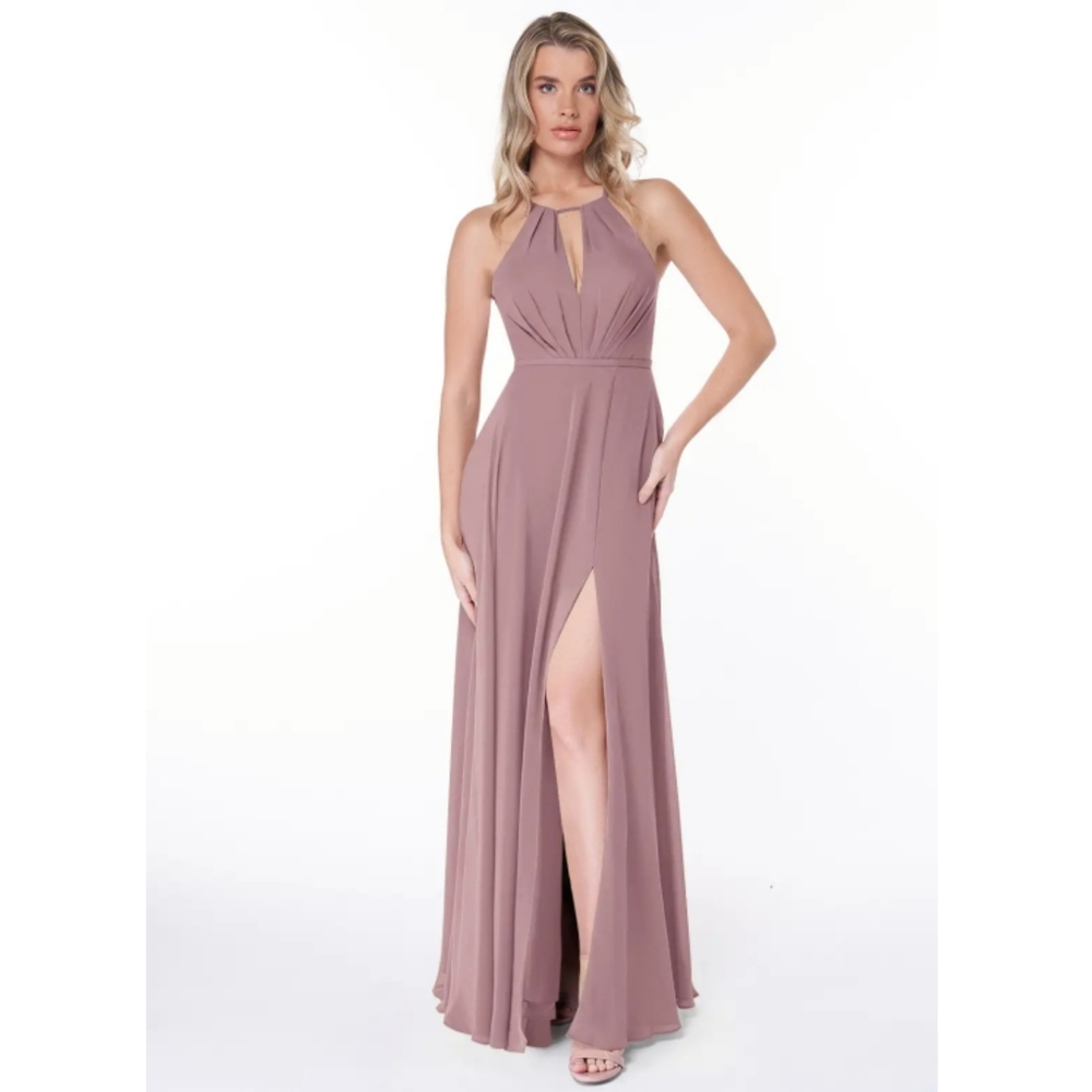 Azazie "Evalleen" Chiffon Dress
